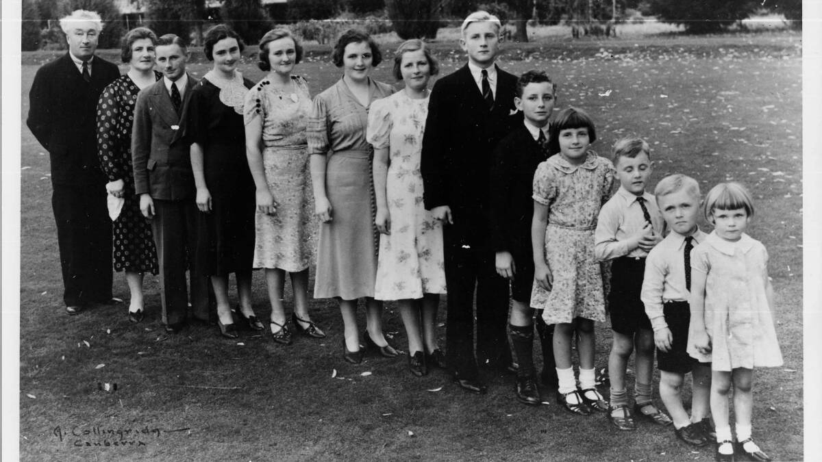 The Lyons family in the 1930s. Picture: Research Centre, Old Parliament House
