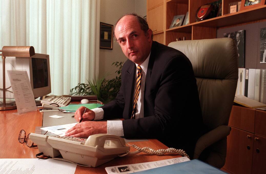Former defence minister Peter Reith. Picture: Graham Tidy