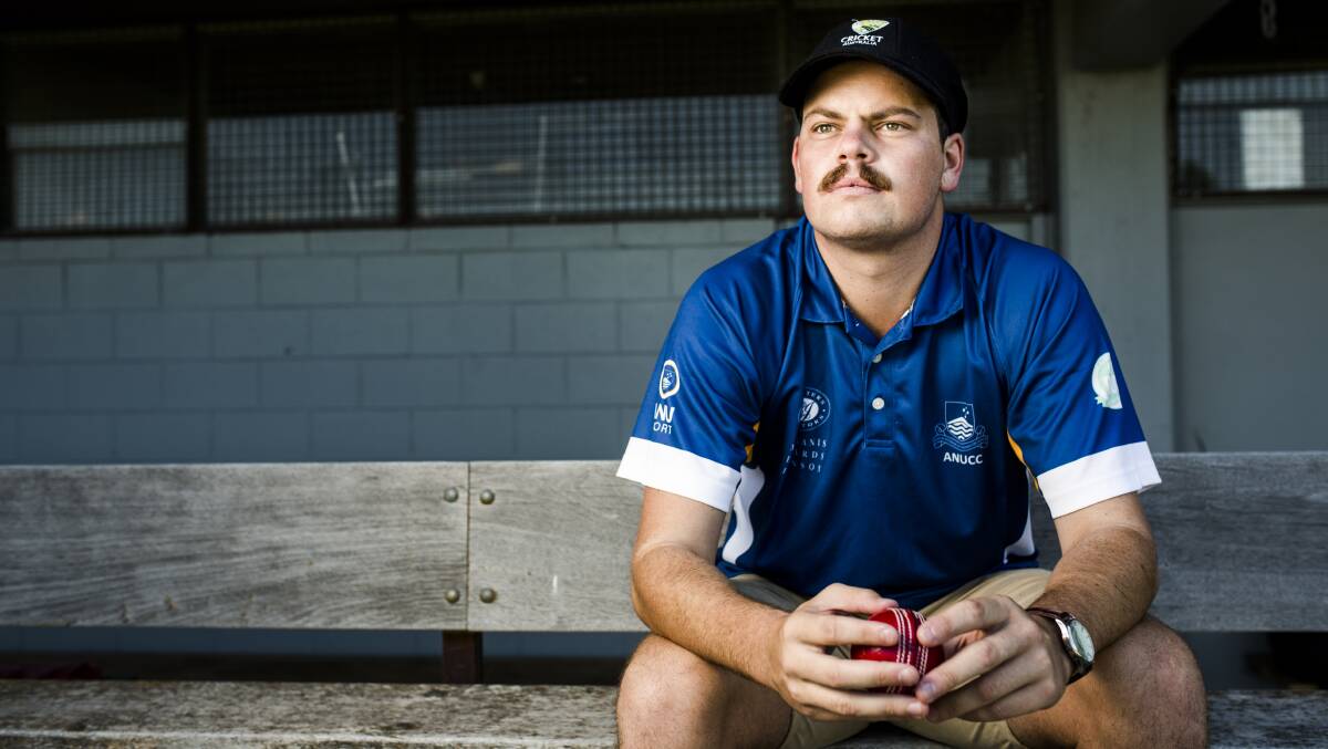 ANU cricketer Ben Mitchell made waves at the national indigenous championships this week. Picture: Jamila Toderas
