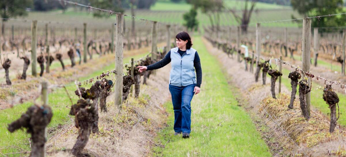 Sarah Crowe, of Yarra Yering, has won wine of the show at the National Wine Show. Picture: Supplied