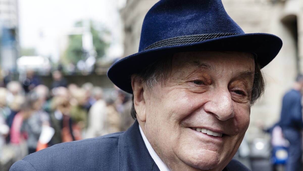 Australian performer and author Barry Humphries. Picture: Brook Mitchell.