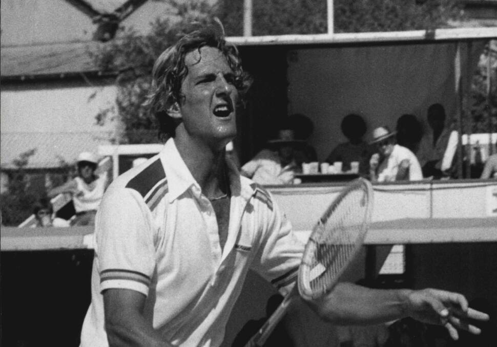 The Volcano, Fritz Buehning, in action at the NSW Open back in 1980. Picture: Antonin Cermak
