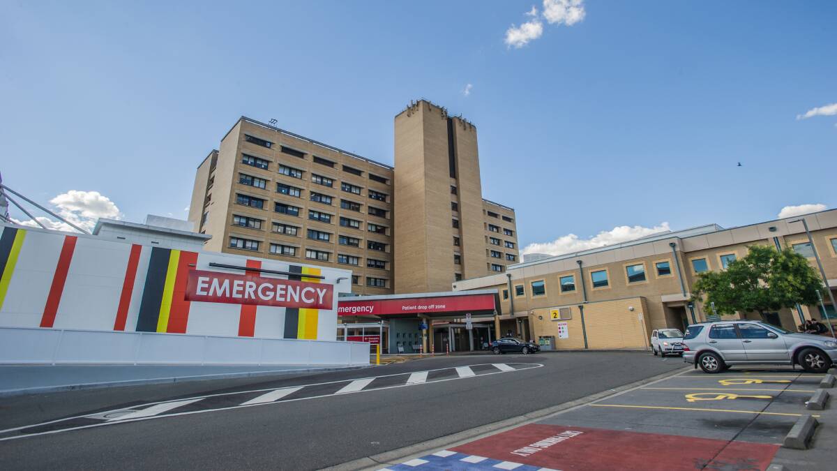 The Canberra Hospital in Garran.