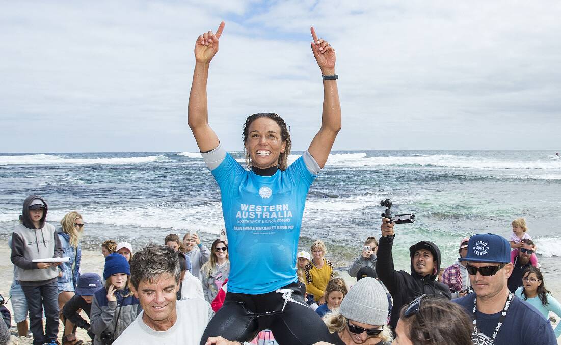 Sally Fitzgibbons has joined a group to give athletes a greater say in Australian sport. Picture: WSL