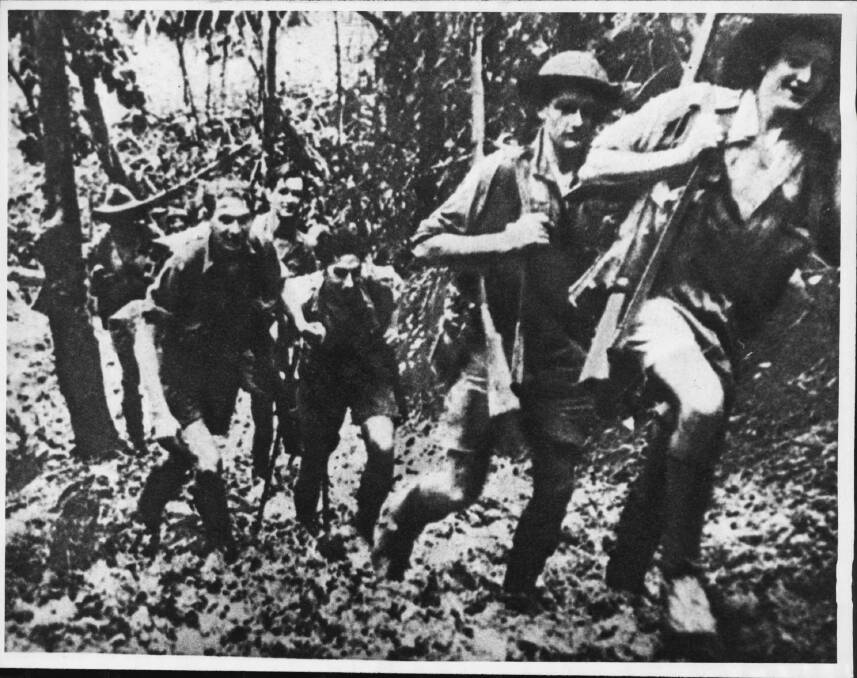 Australian troops at Milne Bay. Picture: Supplied