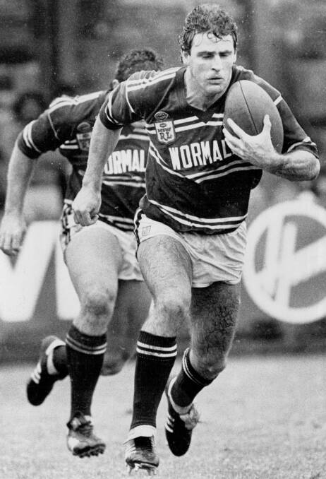 Codehopper Michael O'Connor played against the Raiders in the '87 grand final. Picture: Robert Pearce