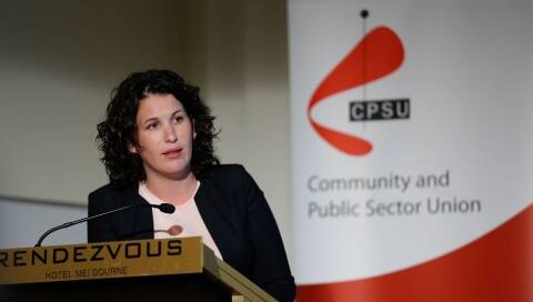 CPSU secretary Melissa Donnelly said it was important to understand how contracted staff within the public sector were feeling too. Picture: Supplied