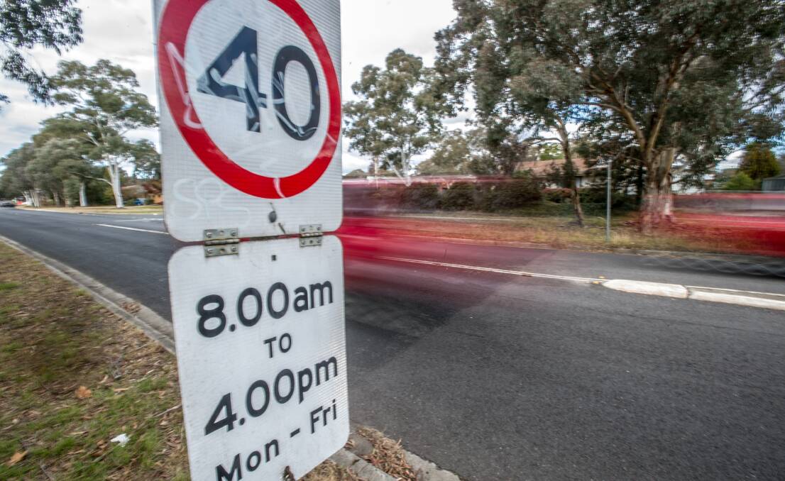 Dozens of drivers have been caught speeding in school zones in the start of the 2020 school year. Picture: Karleen Minney.