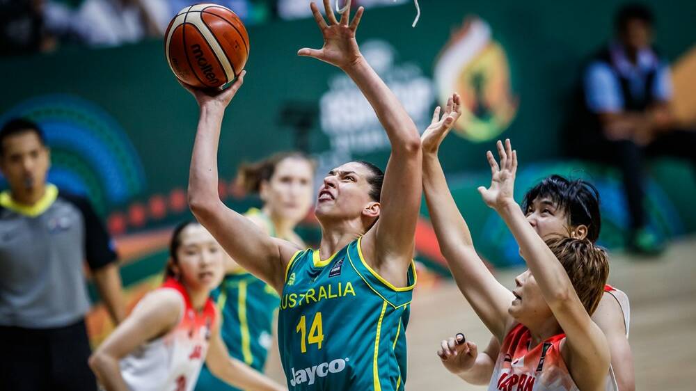 Opals centre Marianna Tolo is hunting an Olympic medal - but first, a WNBL tilte. Picture: FIBA.com
