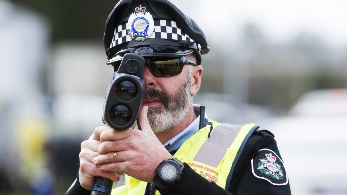 ACT Policing will crack down on speeding this month. 
