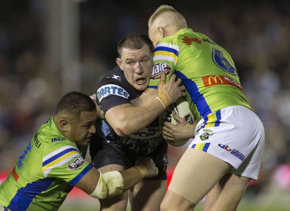 Paul Gallen will be playing his last game at Cronulla on Sunday. Picture: AAP