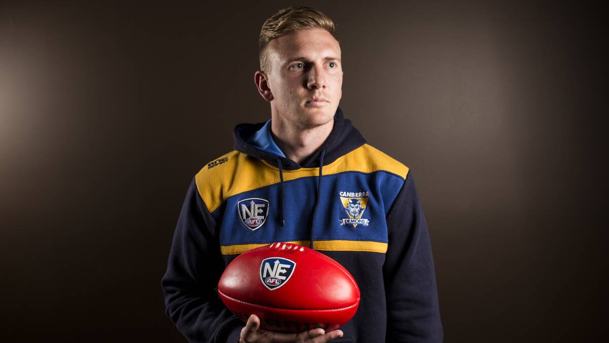 Canberra Demons coach Kade Klemke has re-signed with the club. Picture: Jamila Toderas