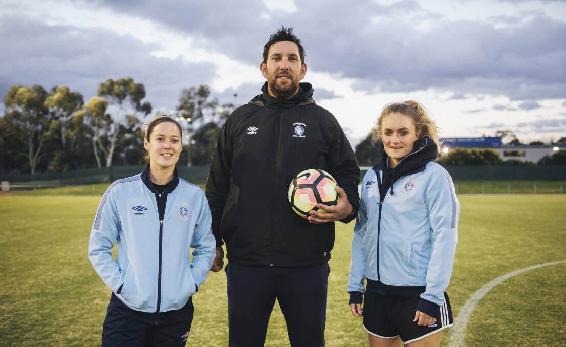 Belconnen United Coach Antoni Jagarinec believes it's time for a women's FFA Cup. Photo Rohan Thomson. 