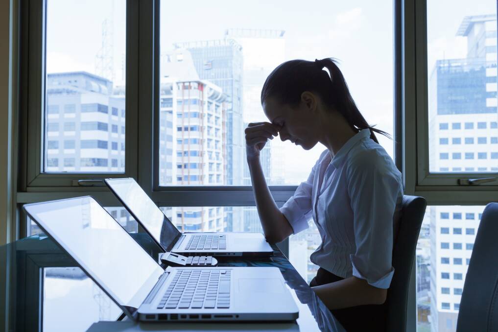 Three in five workers said they had experienced poor mental health, according to a new survey. Picture: Shutterstock