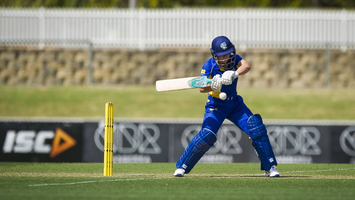 Meteors' Katie Mack scored half a century in their opening WNCL match. Picture: Dion Georgopoulos