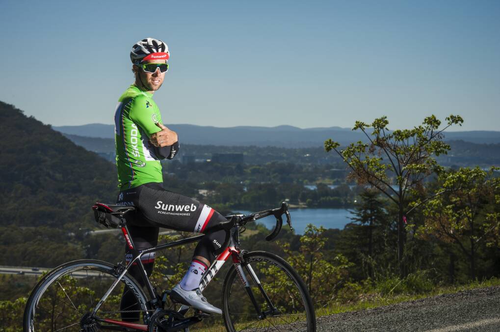 Canberra cyclist Michael Matthews appears to have had a false positive test for the coronavirus. Picture: Sitthixay Ditthavong