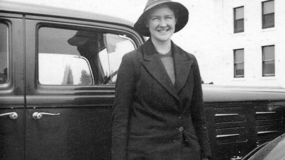 Verity Hewitt in Canberra in the early 1930s. Picture: Supplied