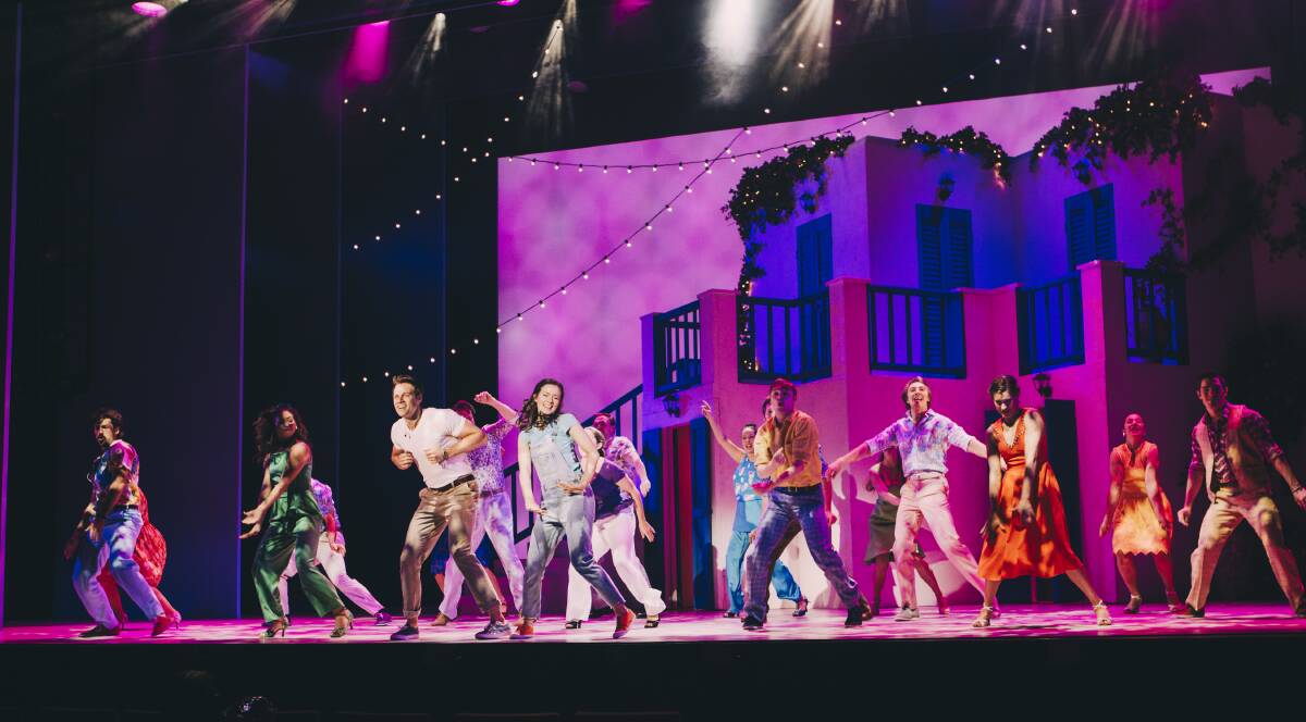 Mamma Mia! at the Canberra Theatre Centre in 2018. Picture: Jamila Toderas
