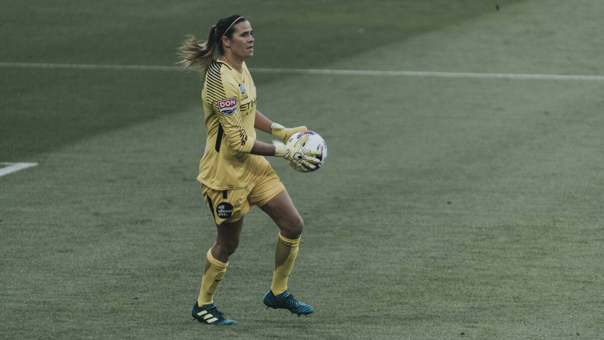 Canberra United coach Heather Garriock believes Lydia Williams is one of the best goalkeepers in the world. Picture: Aleksander Jason Kostadinoski