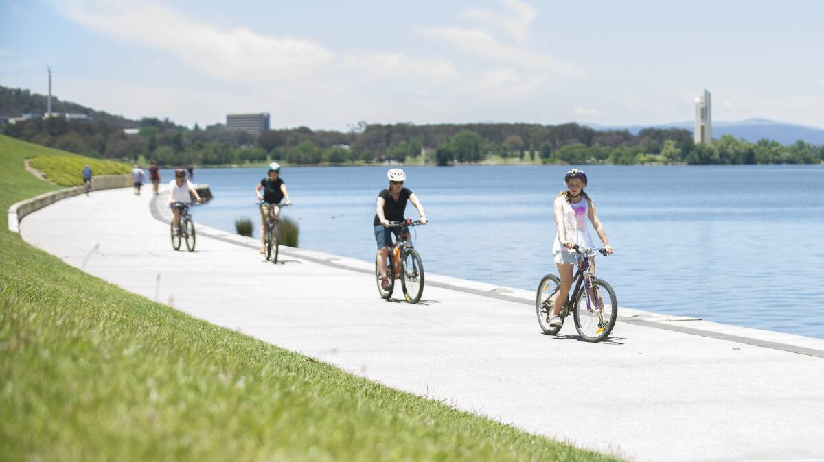 All three major parties have made promises relating to bike paths. Picture: Dion Georgopoulos