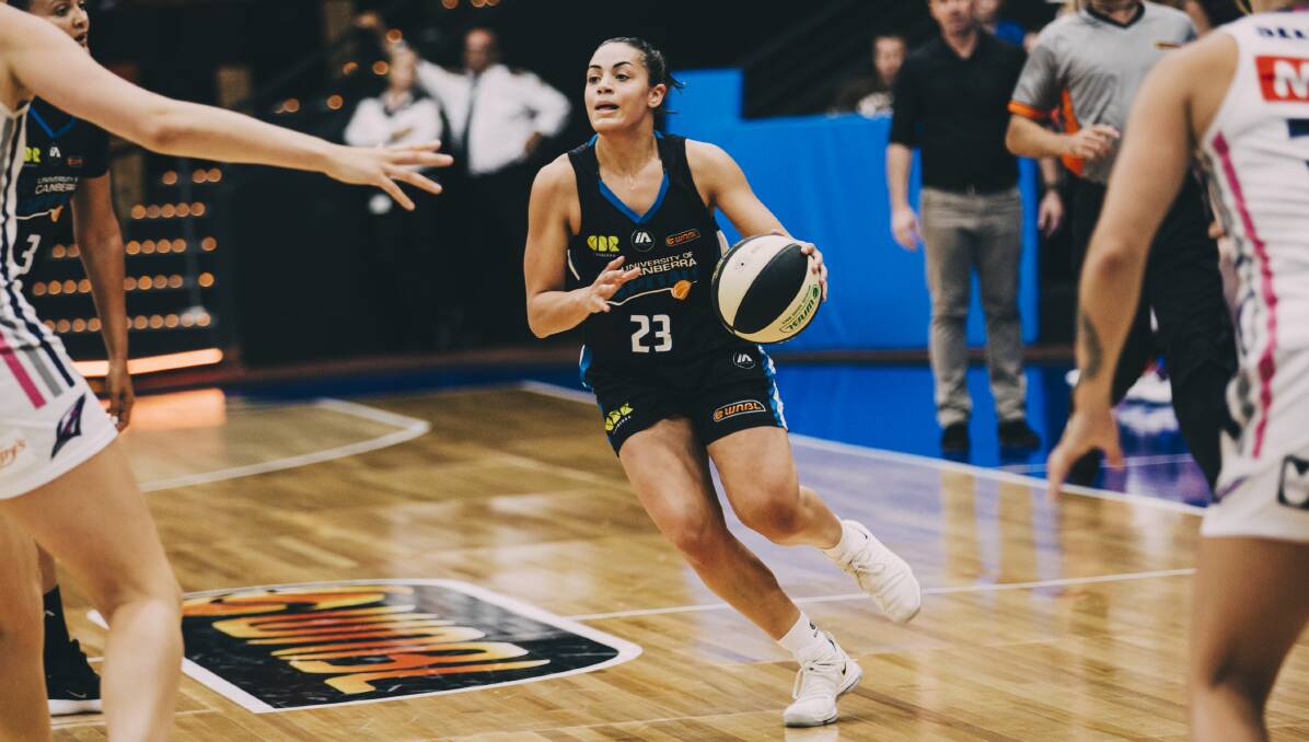 Olivia Epoupa will link up with Canberra's Maddison Rocci. Picture: Jamila Toderas