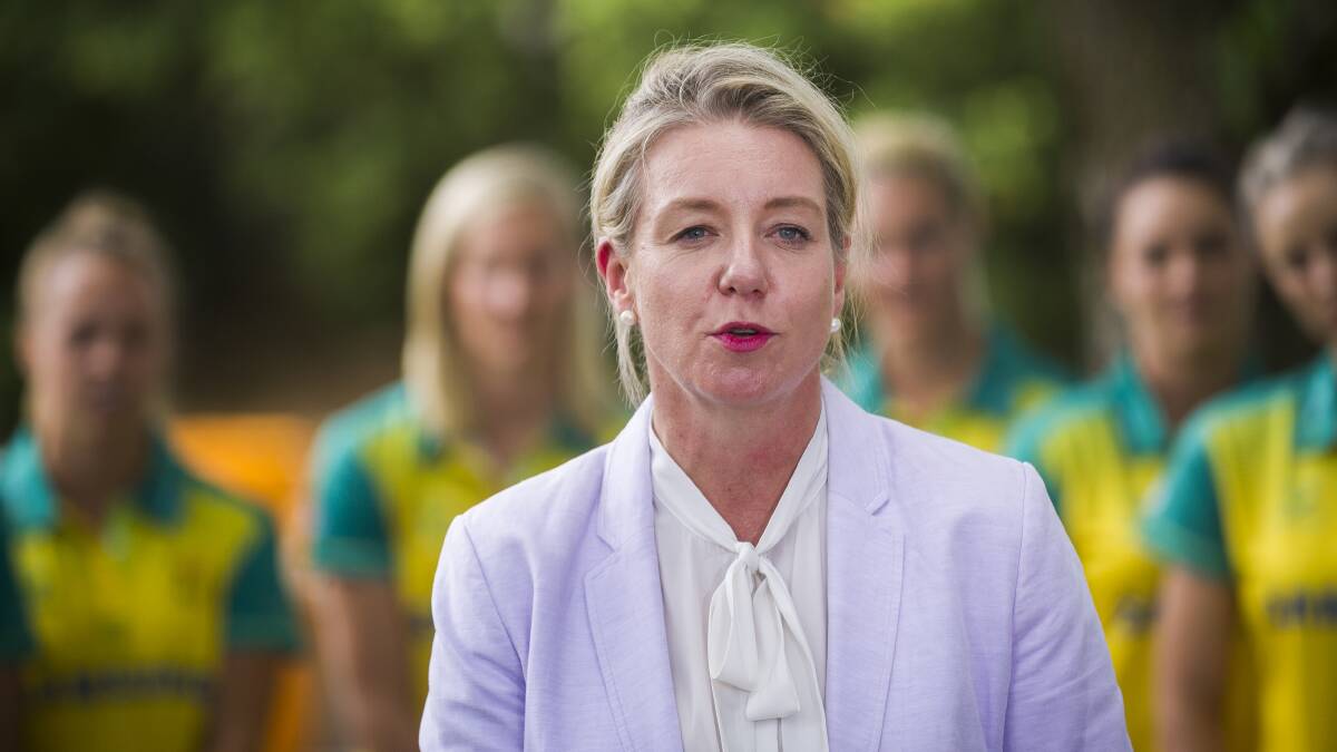 Former sport minister Bridget McKenzie is being criticised for handing out sporting grants based on marginal electorates. Photo: Dion Georgopoulos