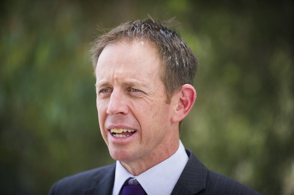 ACT Energy and Emissions Reduction Minister Shane Rattenbury. Picture: Dion Georgopoulos