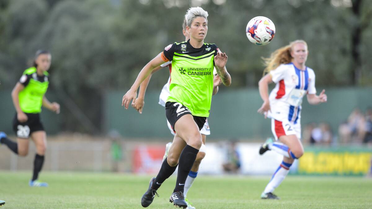 Could Michelle Heyman be back in Canberra next season? Picture: Sitthixay Ditthavong