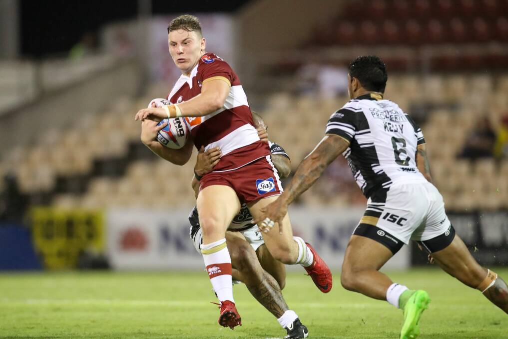 Wigan half George Williams could join Wighton in the playmaking roles next season. Picture: Adam McLean