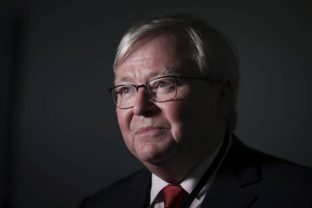 Former prime minister Kevin Rudd will be made a companion of the Order of Australia. Picture: Alex Ellinghausen