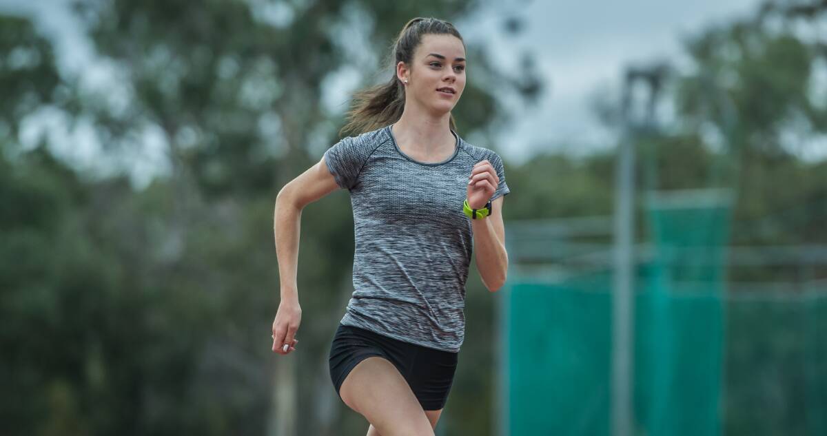 Young gun Keely Small is slated to run at the ACT championships this week. Picture: Karleen Minney
