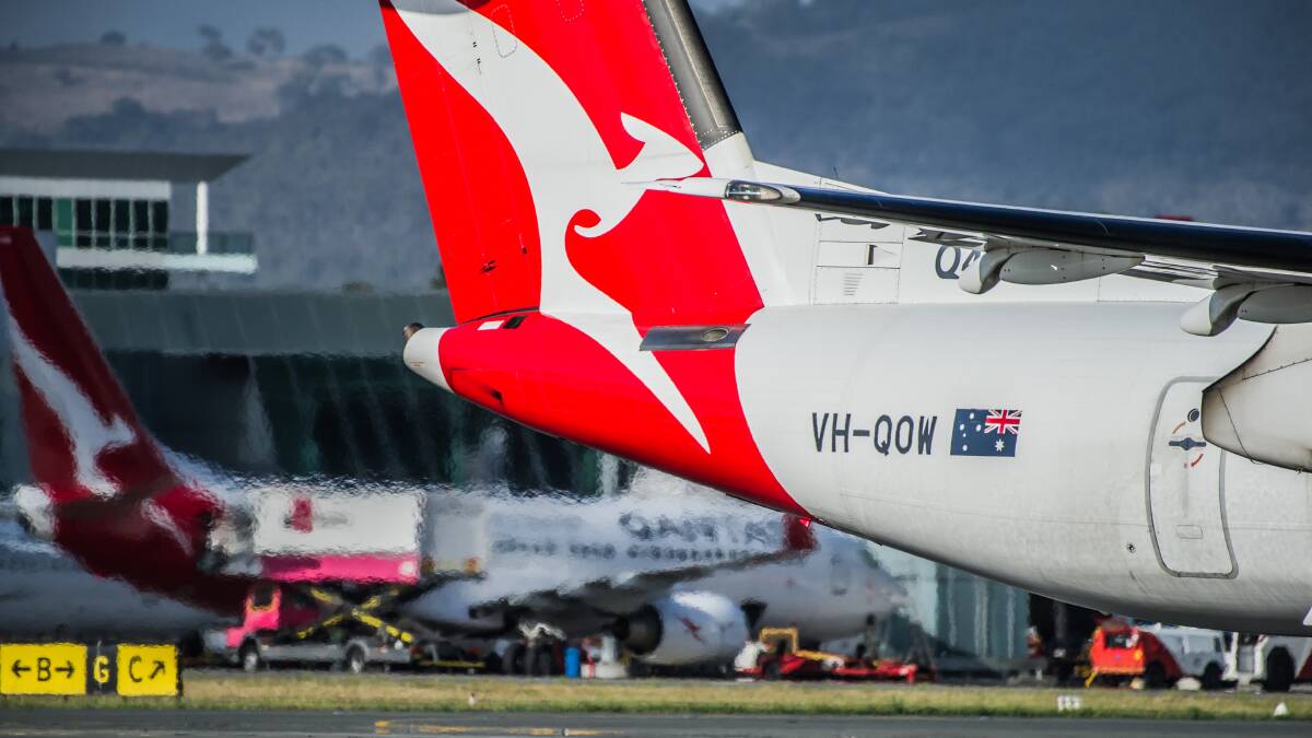 Qantas will inspect 33 aircraft this week. Picture: Karleen Minney