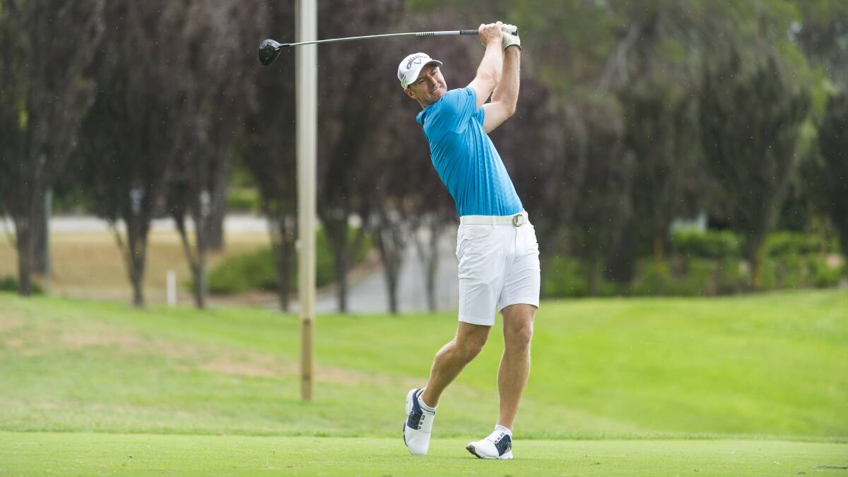 Canberra golfer Brendan Jones is expecting not to play golf again this year. Photo: Dion Georgopoulos