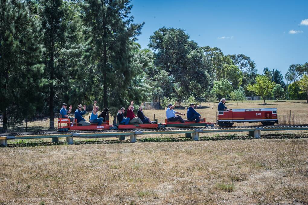 The Canberra Miniature Railway. Picture: Karleen Minney.