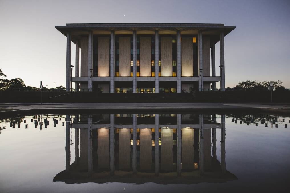 The National Library of Australia. Picture: Jamila Toderas