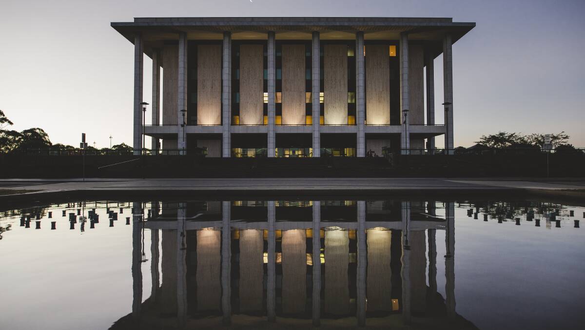 The National Library of Australia. Picture: Jamila Toderas