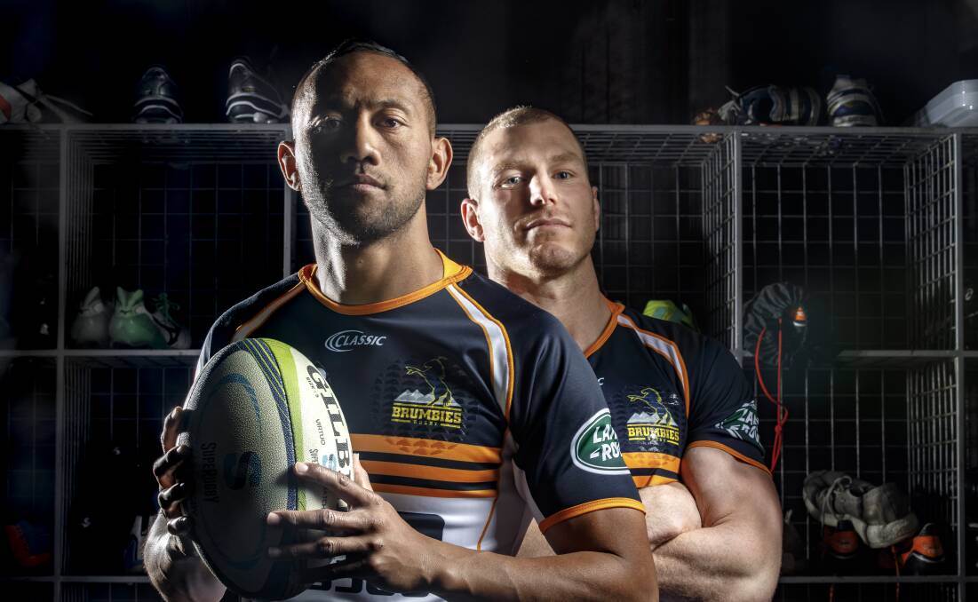 Christian Lealiifano and David Pocock will both be at the Wallabies' World Cup camp. Picture: Sitthixay Ditthavong