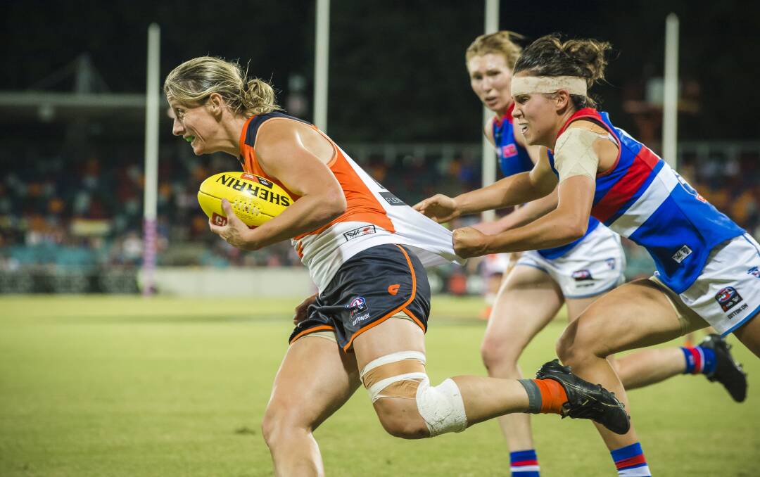 The GWS Giants won't play an AFL pre-season game or an AFLW game at Manuka Oval next year. Photo: Sitthixay Ditthavong