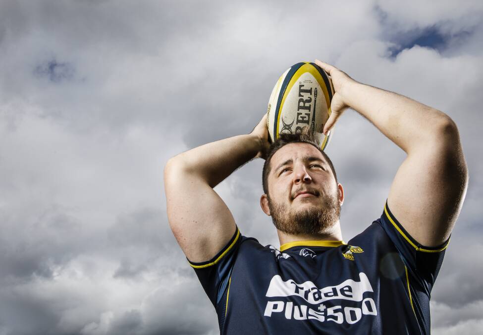 Hooker Connal McInerney wants to establish himself in the Brumbies 23. Picture: Sitthixay Ditthavong
