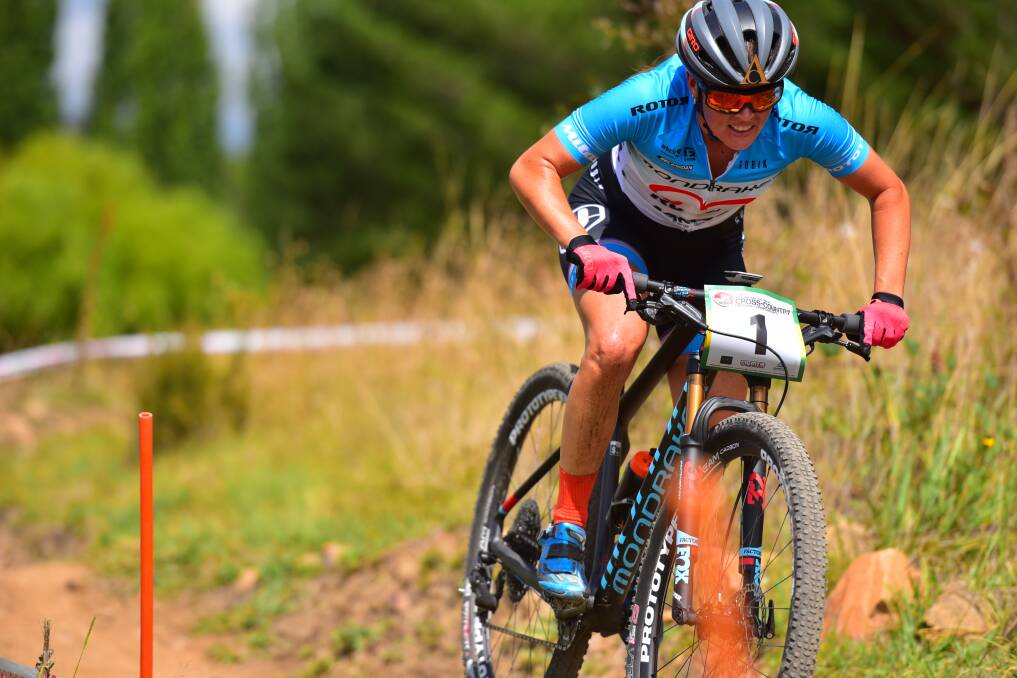 Canberra mountain bike cross country racer Rebecca McConnell. 