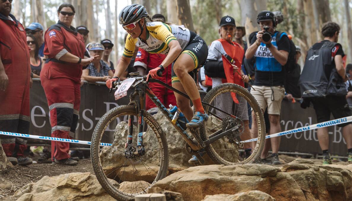 Canberra mountain bike racer Rebecca McConnell. Picture: Supplied