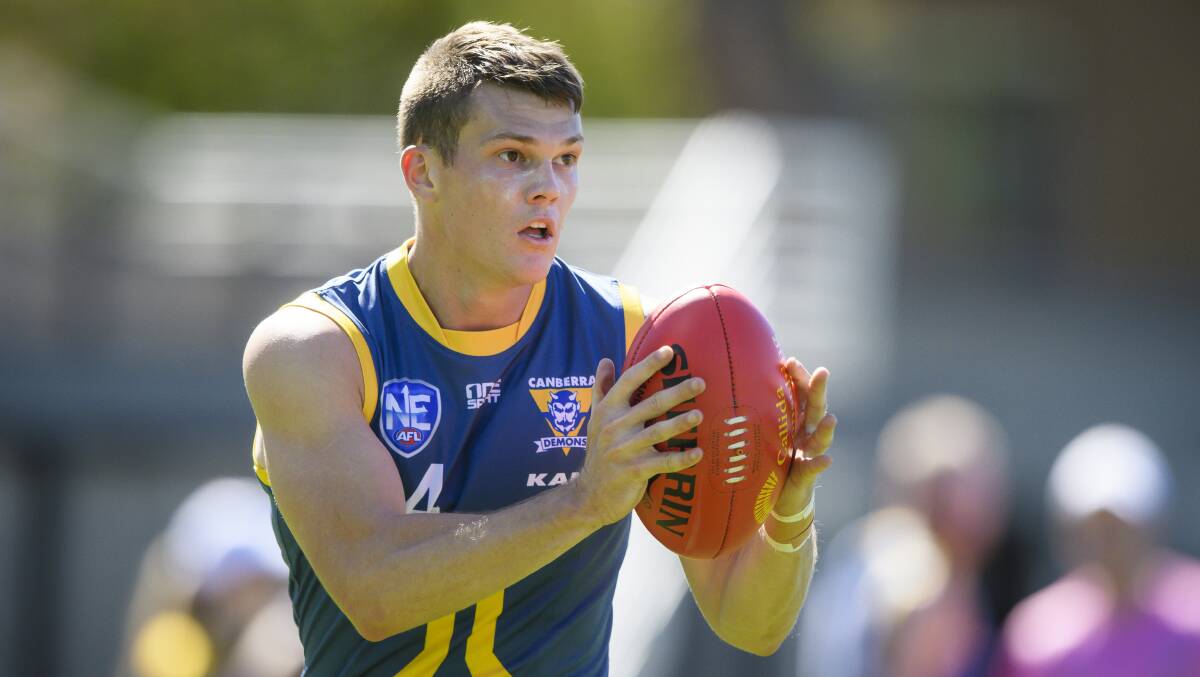 Alex Smout was a standout for the Canberra Demons. Picture: Sitthixay Ditthavong