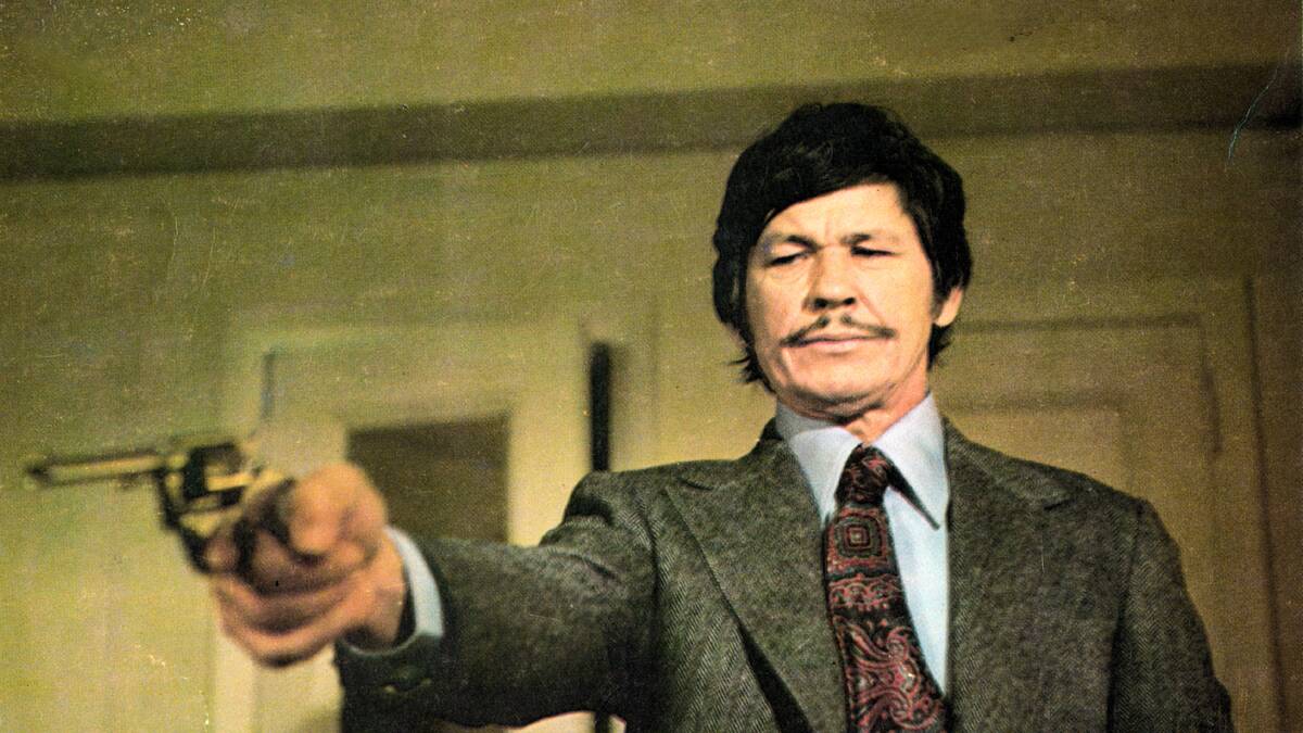 Charles Bronson as the vigilante in Death Wish (1974). Picture: Supplied