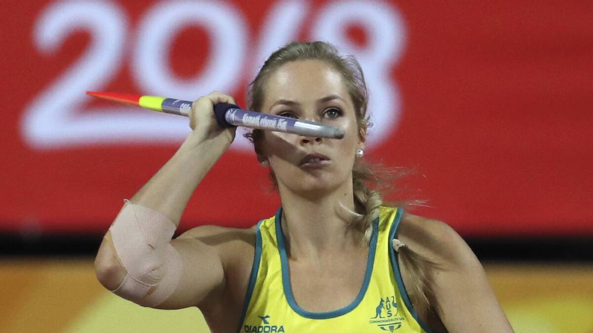 Australia's Kelsey-Lee Roberts. Picture: AP