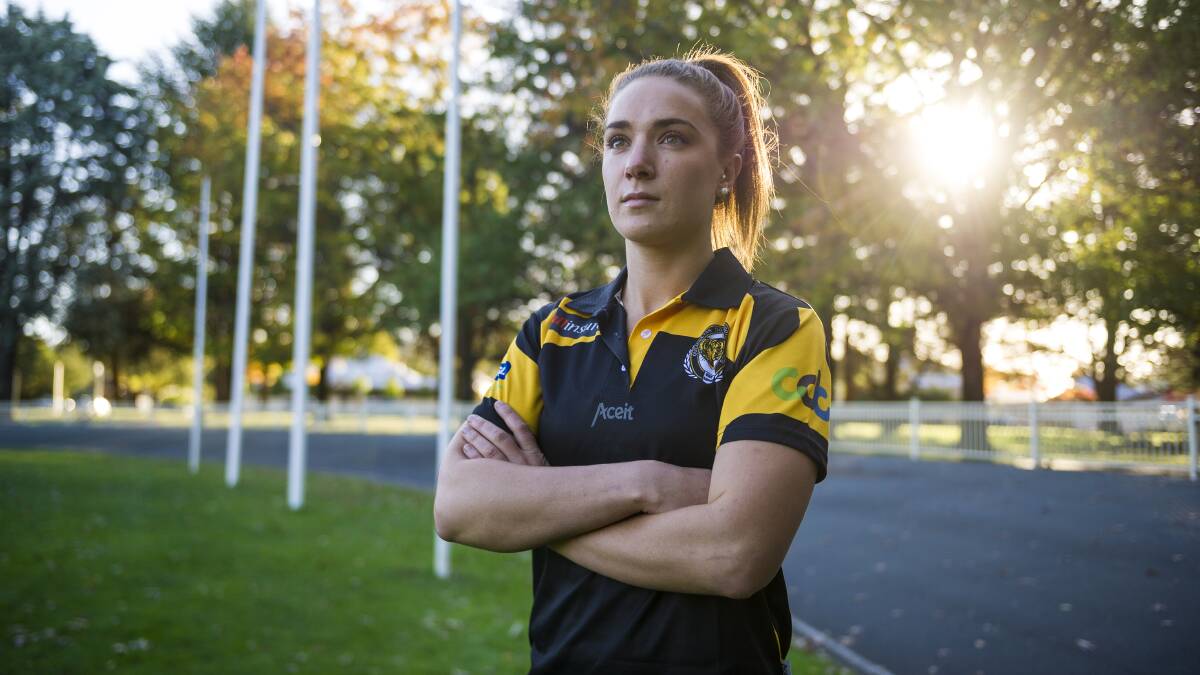 Queanbeyan Tigers star Hannah Dunn. Picture: Dion Georgopoulos
