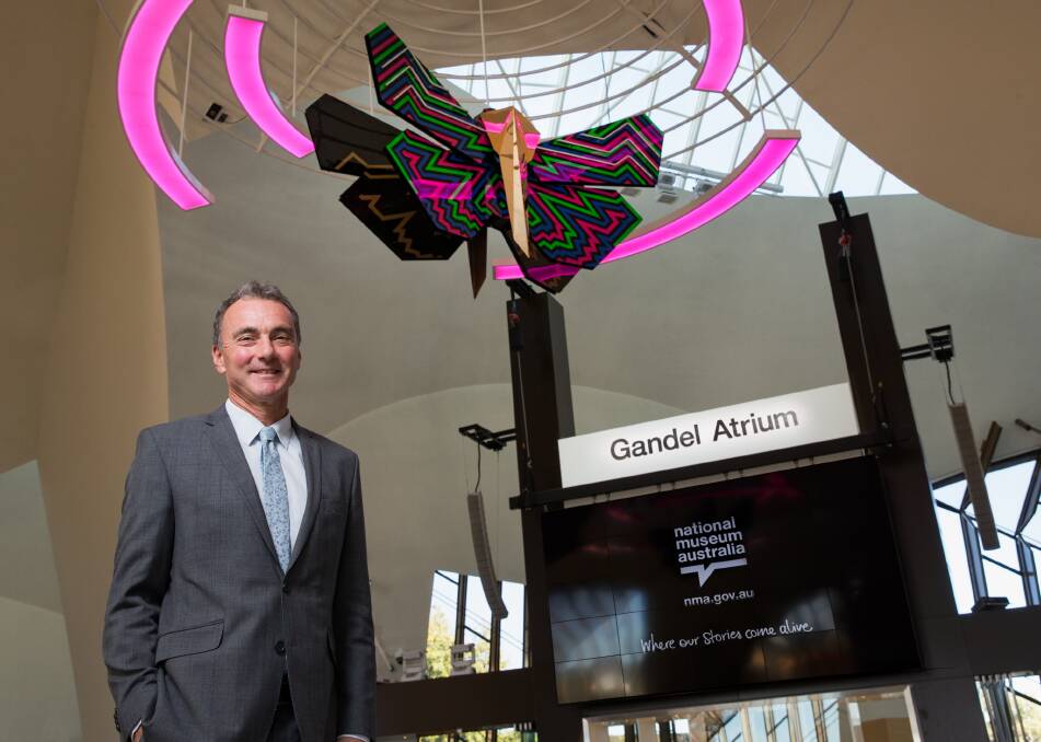 National Museum of Australia director Dr Mathew Trinca, who is heading to Singapore and London on a trade mission with Chief Minister Andrew Barr. Picture: Supplied
