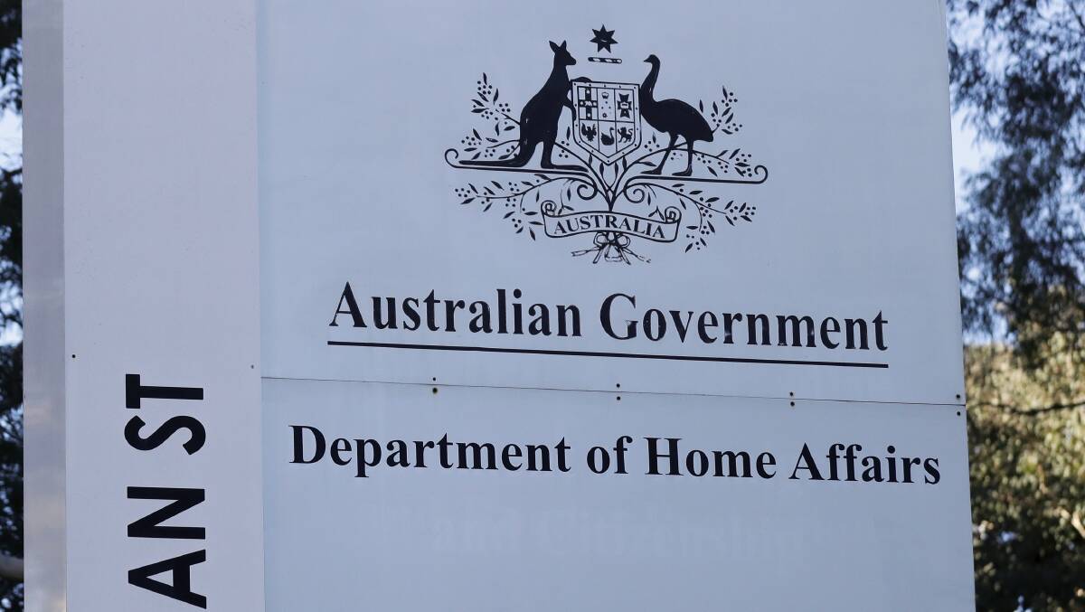 The Department of Home Affairs paid a worker after she filed a case in court for underpayment. Photo: Alex Ellinghausen