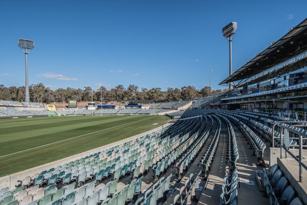 Canberra Stadium sure could do with a good pork-barrelling. Picture: Karleen Minney