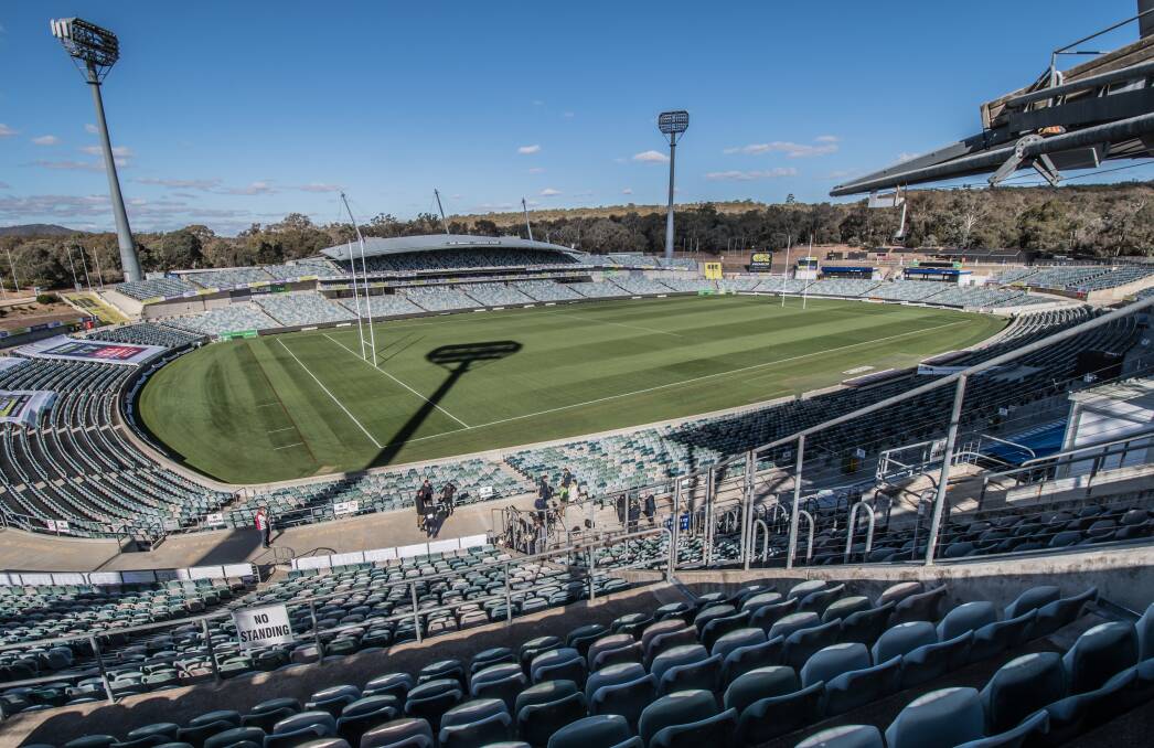 Surely Canberra Stadium, or a replacement Civic Stadium, is more deserving of federal government funding than the WACA. Picture: Karleen Minney.