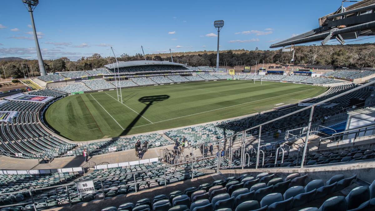 Canberra Stadium will host the Socceroos for the first time in four years. Picture: Karleen Minney.
